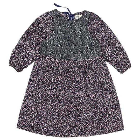 NWT! Thimble Collection Navy Pink Floral Birthday Dress Size 6 - Picture 1 of 5